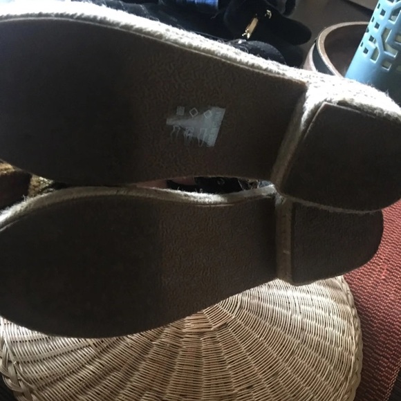 ASOS black boho western espadrilles  sandals - Picture 5 of 6